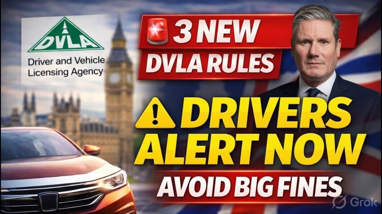 🚨 Breaking DVLA Update 🚨 3 New Driving Rules Just Announced