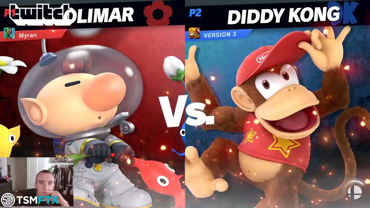 Tweek (Diddy Kong) vs Myran (Olimar) | 14 Oct '22