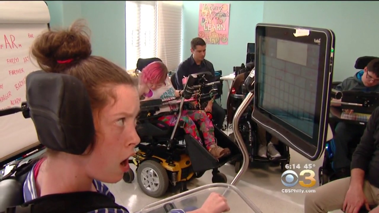 Mayor Kenney Communicates With Students With Cerebral Palsy With Help Of Technology