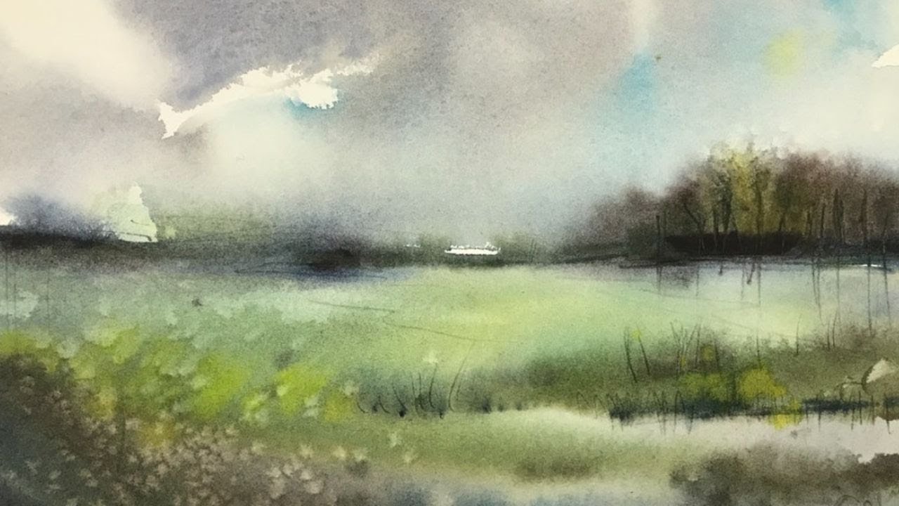 Quick Landscape Loose Watercolour Tutorial