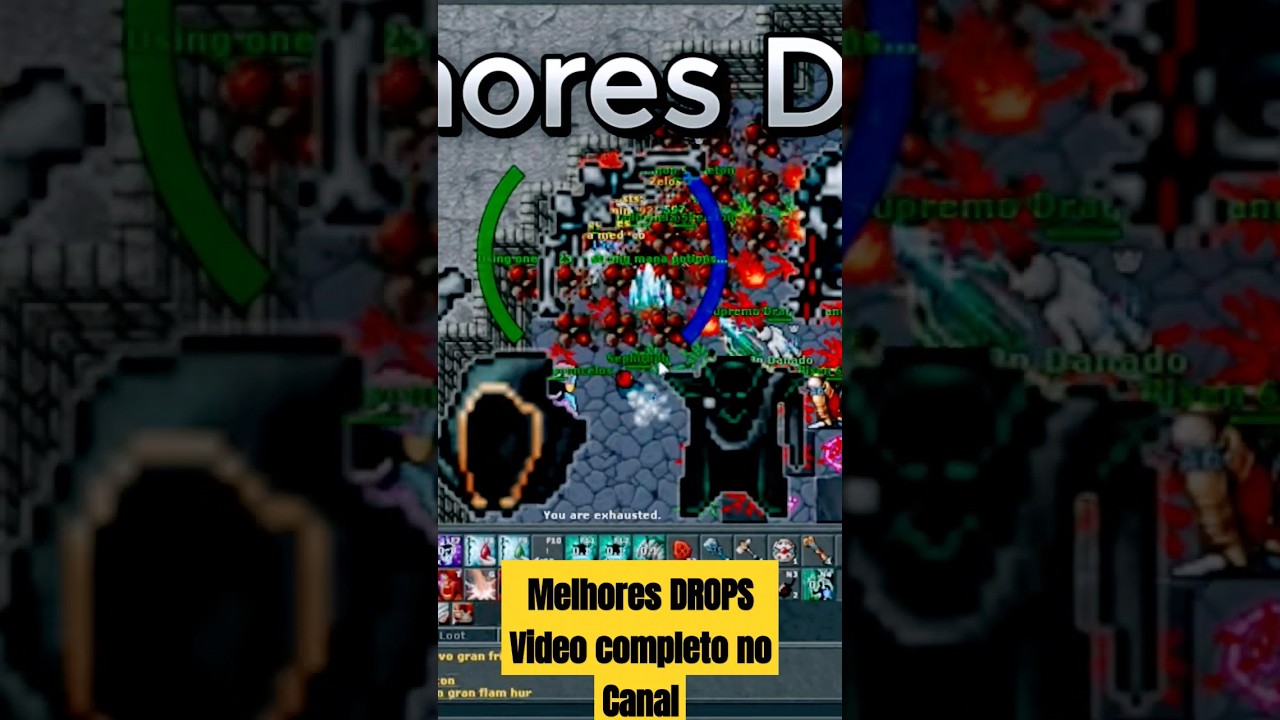 Olha S&oacute; Esses Drops!Dinheiro no Bolso!  #tibia #tibiawolrd #mmorpg #tibiaglobal #gameplay #tibiahunt