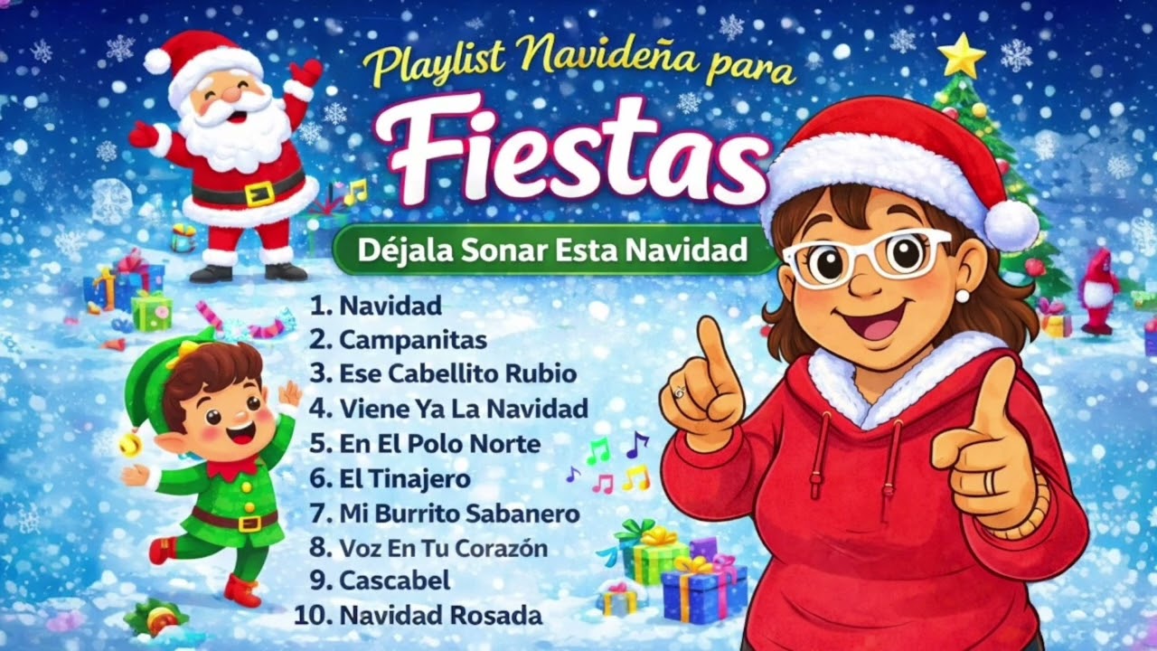 Navidad Infantil para Ambientar | Playlist de La Tía Nancy