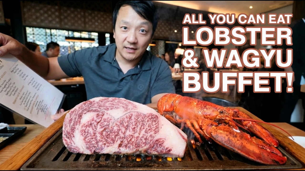 All You Can Eat LOBSTER + SUSHI + STEAK Buffet in the Heart of Los Angeles