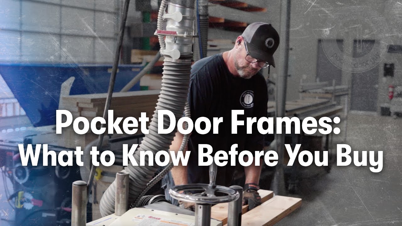 Pocket Door Frames Explained | Sizing, Hardware, and Ordering Tips for Builders & Homeowners