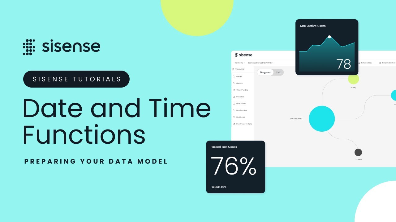 Date and Time Functions | Sisense Tutorials: Preparing your Data Model