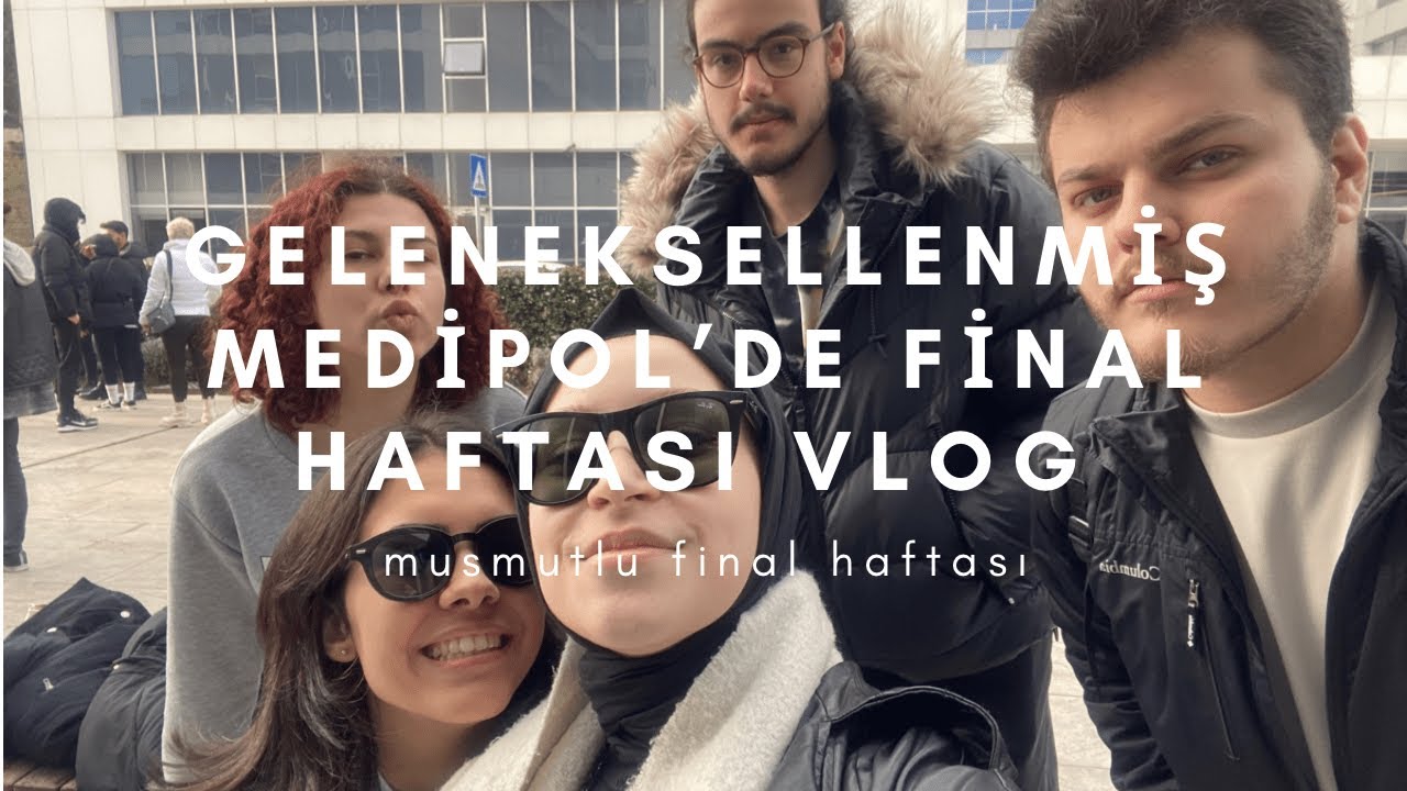 GELENEKSELLEŞMİŞ MEDİPOL’DE FİNAL HAFTASI VLOG PART-1!bitmek bilmeyen final haftası I #vlog #finals