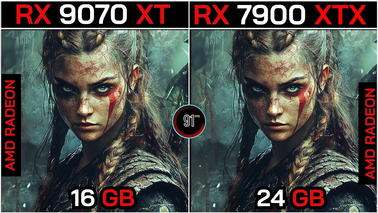 RX 9070 XT VS RX 7900 XTX + Ryzen™ 7 9800X3D : TEST IN 20 GAMES