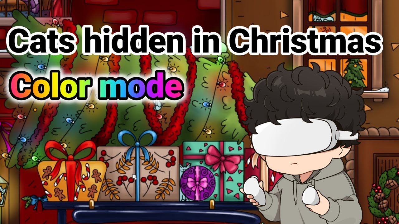 Cats Hidden in Christmas (Color mode) | Gameplay
