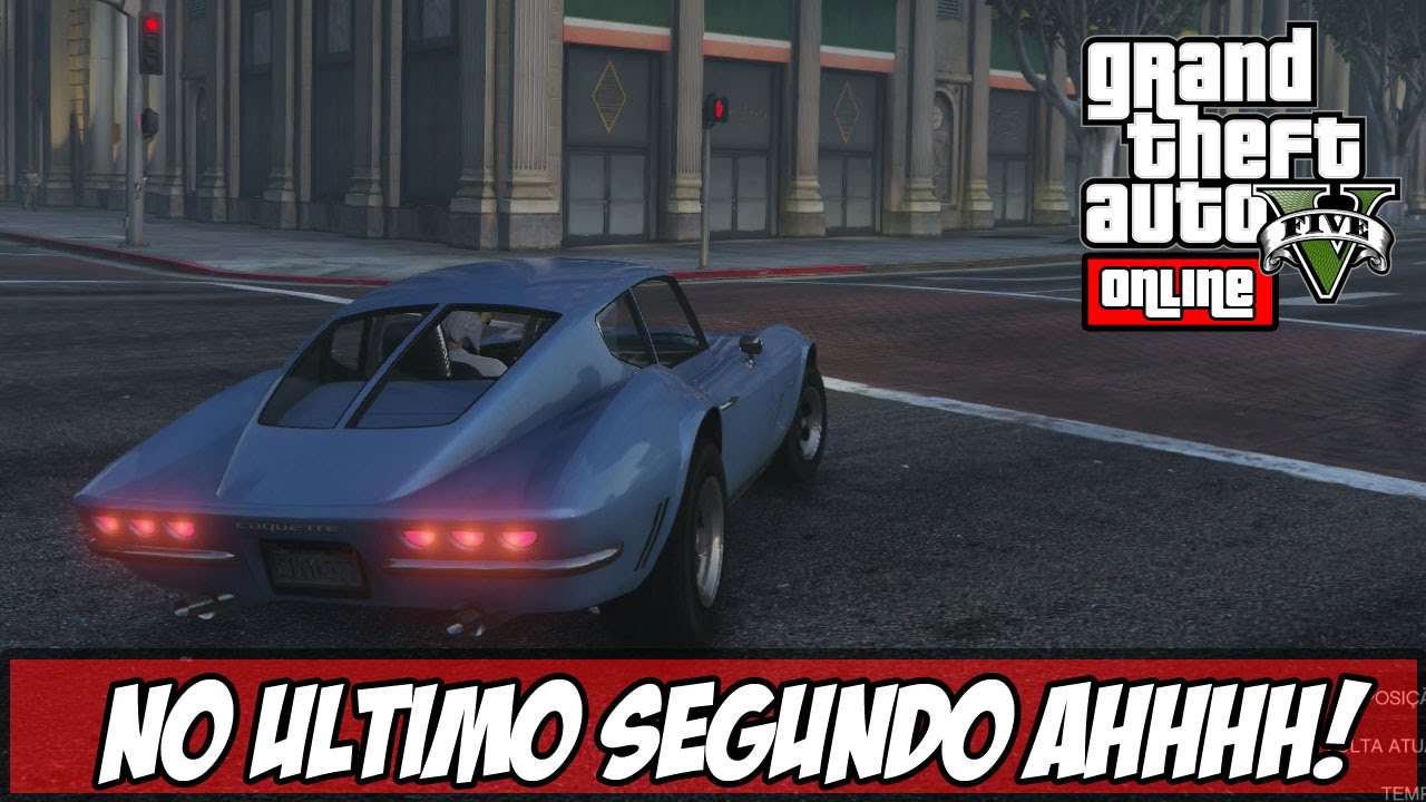 GTA V - Corrida! No ÚLTIMO SEGUNDO! (Ps4)