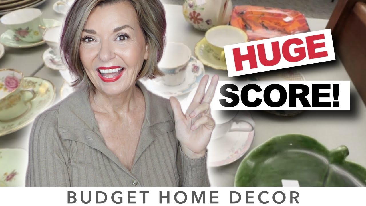 VINTAGE Rummage Sale + Yard Sale SCORE! Thrift with Me | Thrifting Vlog