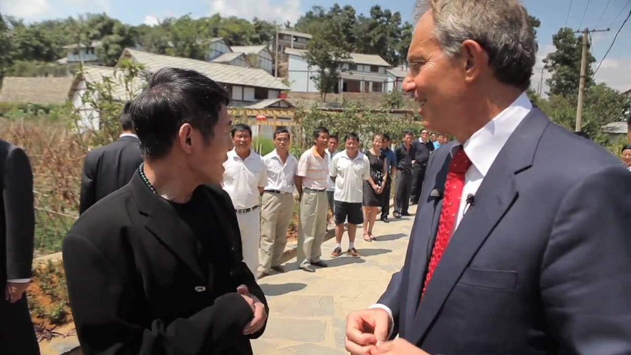 Jet Li and Tony Blair launch 1000 village plan to tackle climate change