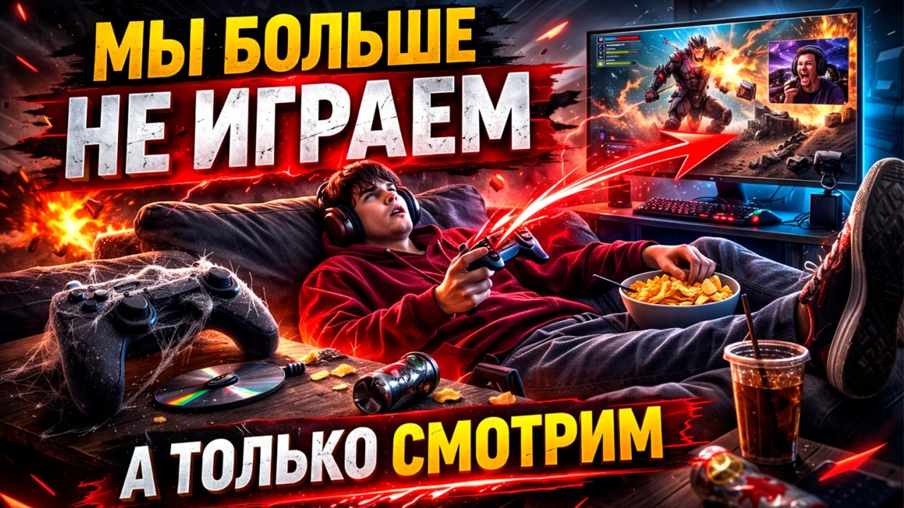 КАК YOUTUBE ПРЕВРАТИЛ ИГРОКОВ В ЗРИТЕЛЕЙ?