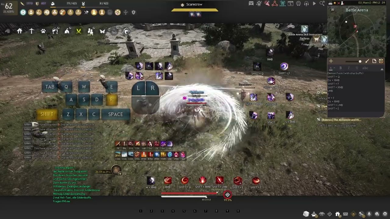 BDO Savior Base + Demon Form PVE Combo Frame Optimised