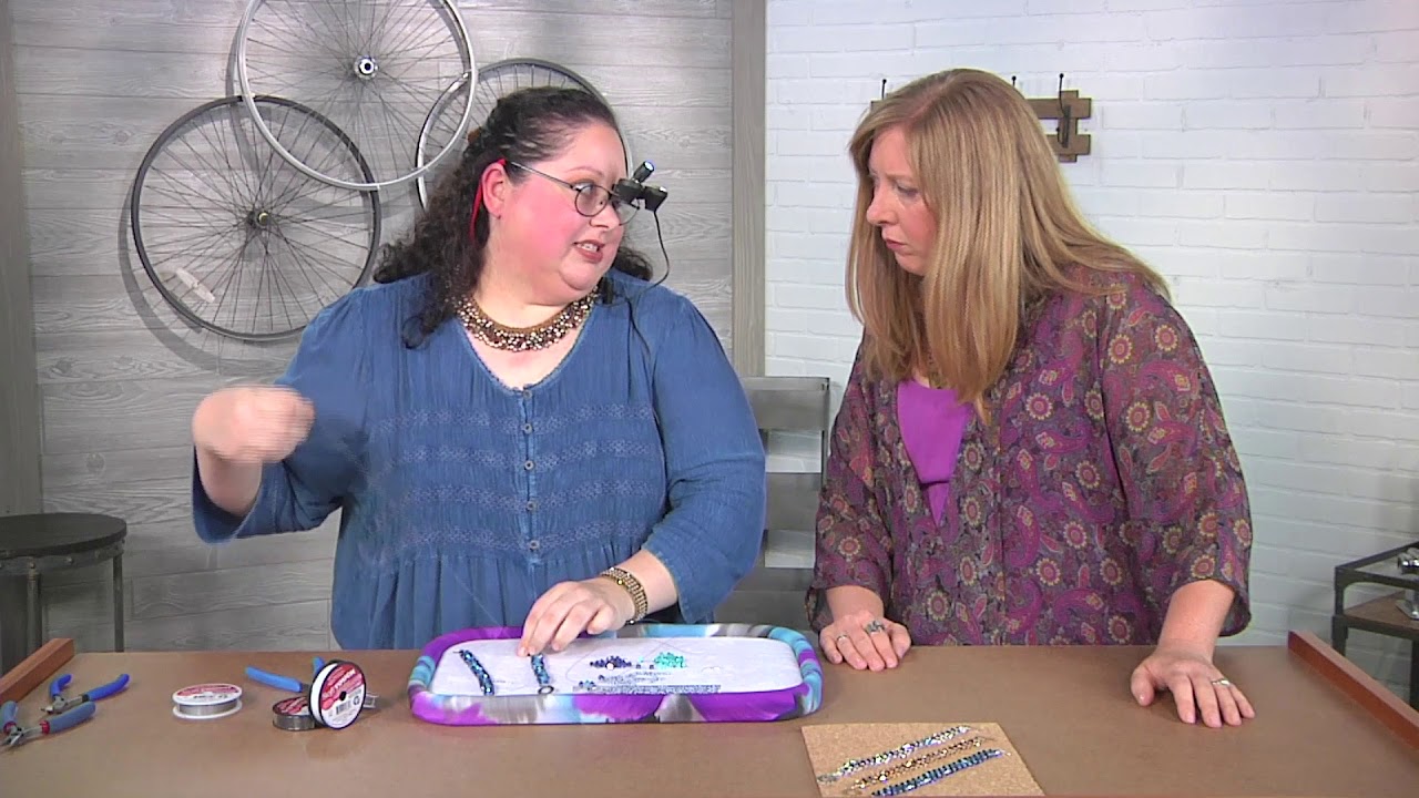 Learn about bead weaving on Beads, Baubles and Jewels with Jill Wiseman (2713-2)