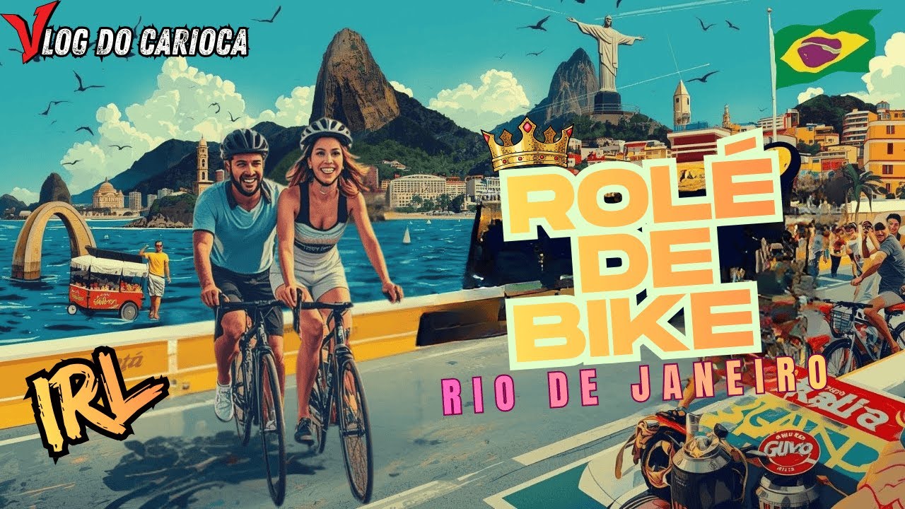 🟢 AO VIVO IRL: 👑🚴‍♀️ Rolé de Bike pelo Rio de Janeiro AO VIVO! Cristo, Praia e Clima Carioca #rj