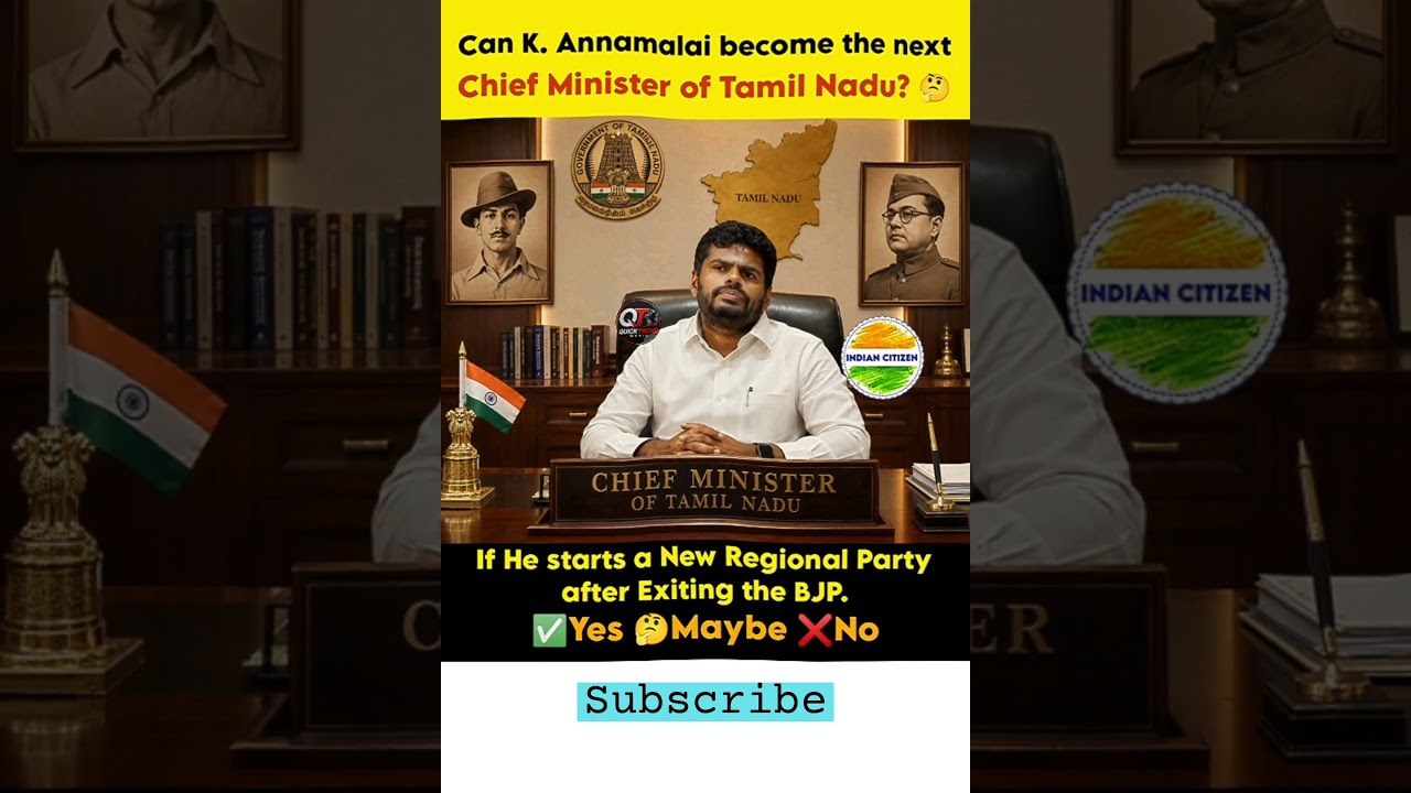 🔥 Can K. Annamalai Become Tamil Nadu's Next CM? 🤔 #shorts #trending #indianews