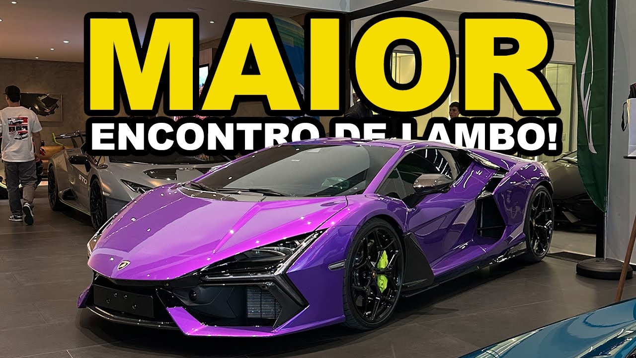 O MAIOR encontro de LAMBORGHINI do ANO! #2LOM do Motorgrid!