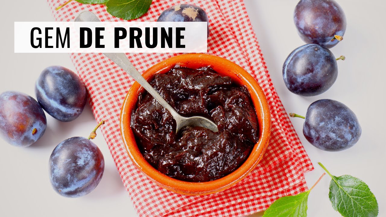 O singură rețetă, 2 variante de gem de prune. Zahăr puțin, rapid și fără conservanți!