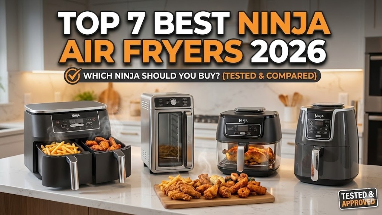 Top 7 Best Ninja Air Fryers 2026 – Which Ninja Should You Buy? (Tested & Compared)