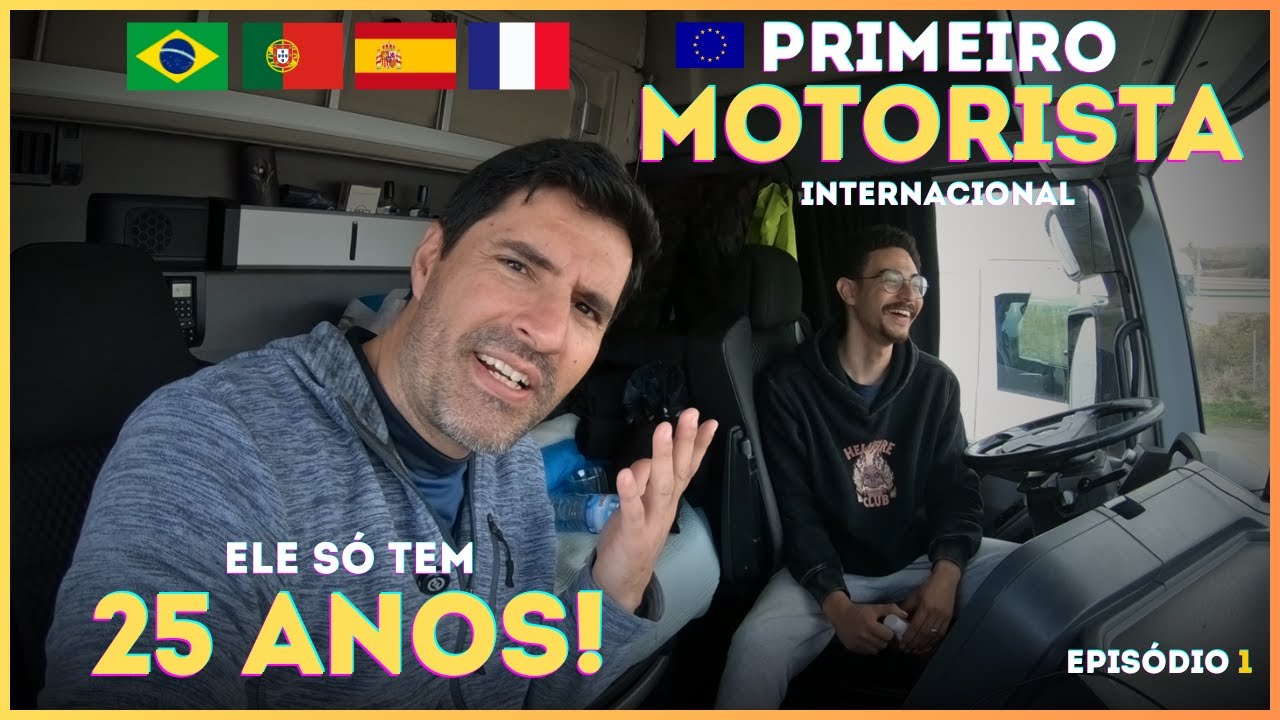 Acompanhando um motorista Internacional | Portugal, Espanha e França - Episódio 1