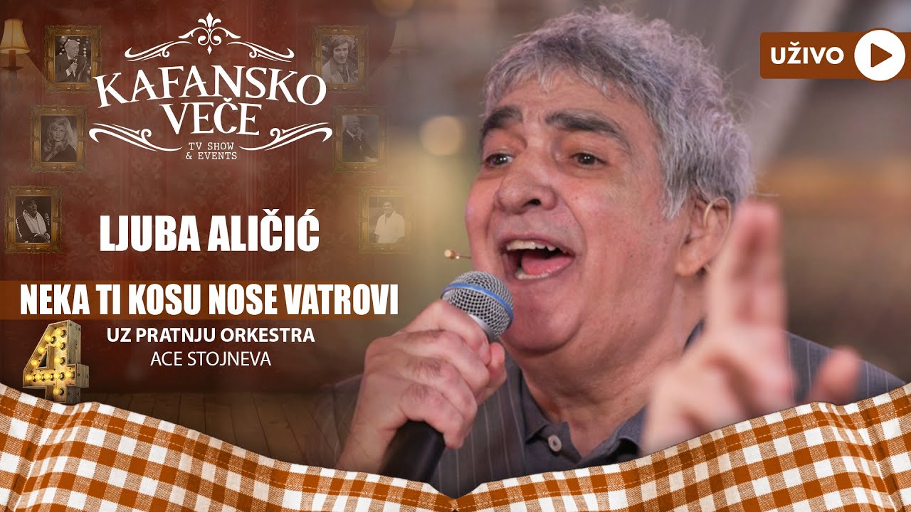 LJUBA ALICIC - NEKA TI KOSU NOSE VETROVI | UZIVO | (ORK. ACE STOJNEVA) | 2023 | KAFANSKO VECE