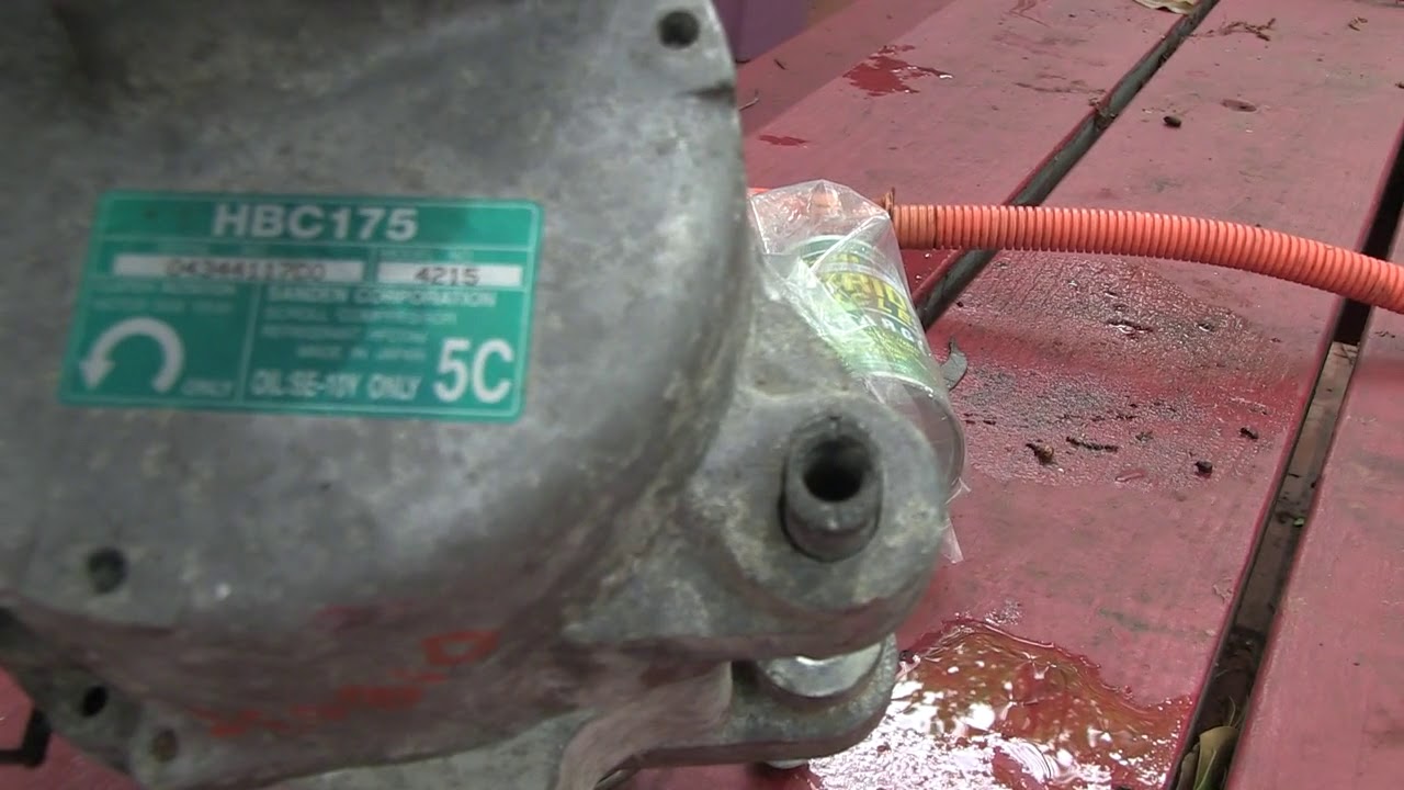 honda hybrid ac compressor replacement