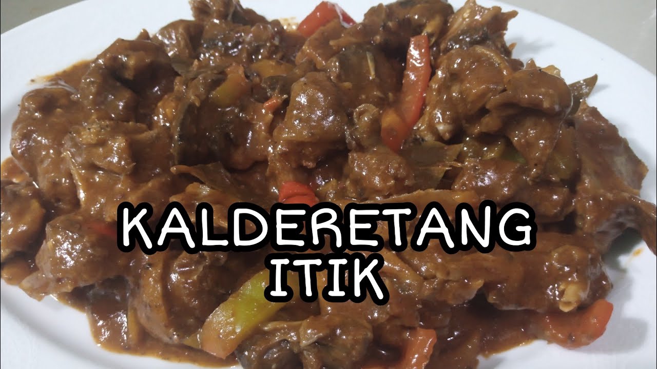 KALDERETANG ITIK || Tiyak na mapapadami ang kain mo#kalderetangitik