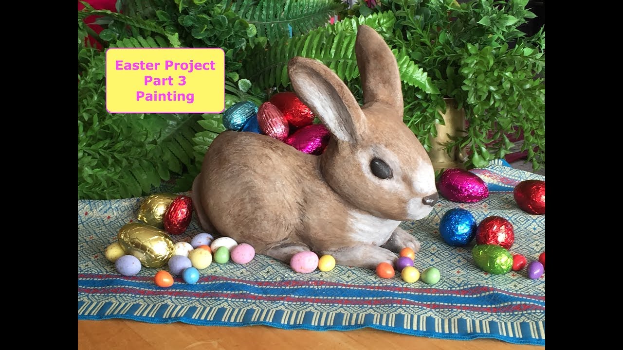 Bunny Planter Part 3- Painting