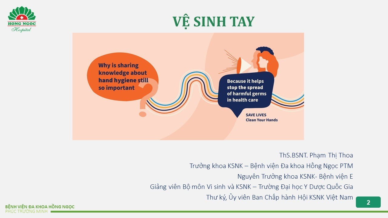 Vệ sinh tay thường quy và ngoại khoa những điều bạn cần biết