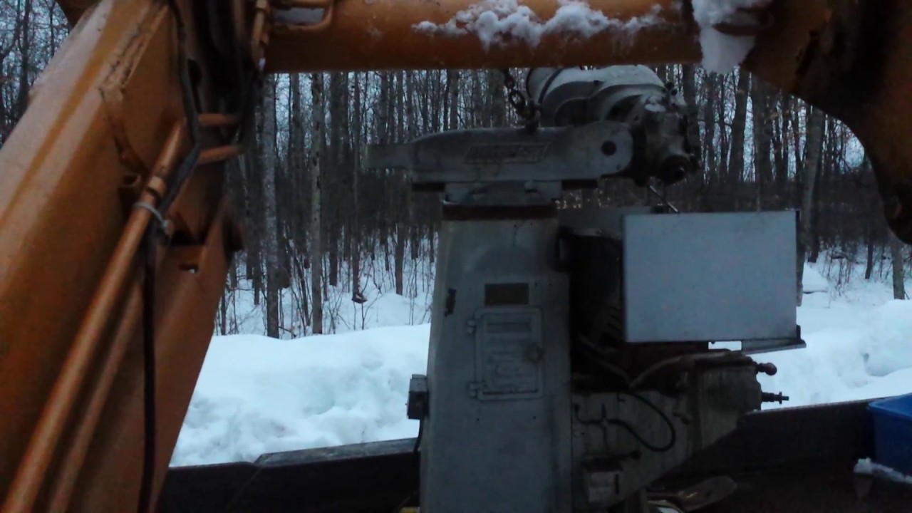 Moving a Bridgeport mill and snow pushing