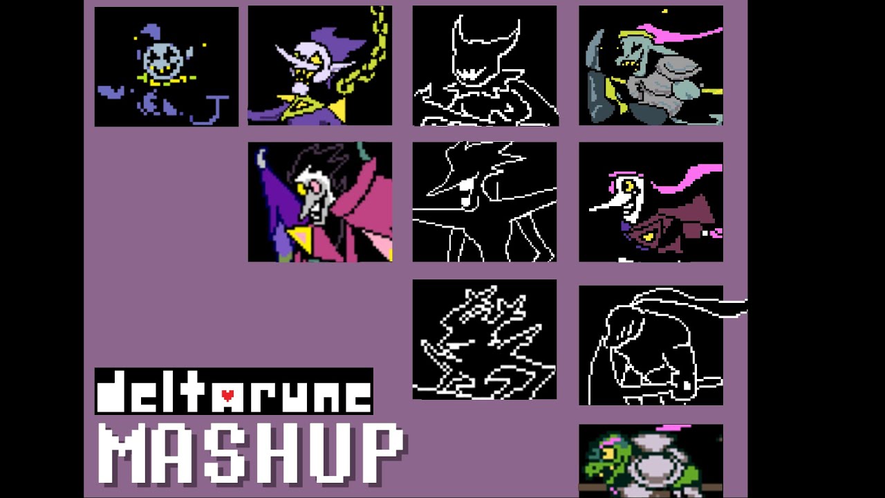 Deltarune - Secret Boss Theme Mashups (2 Songs Each)