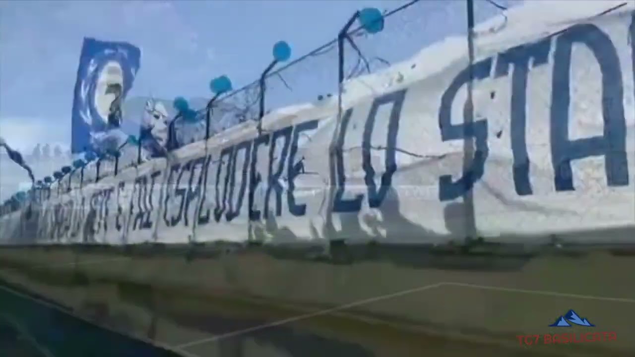 TG7 Basilicata Sport. Si sciolgono gli 'ultrashock' storico gruppo ultras del Montescaglioso