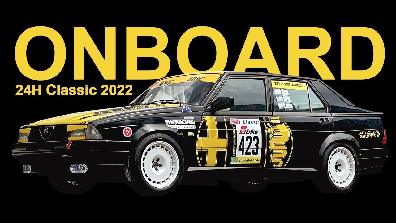 24H Classic 2022 / Onboard Alfa Romeo 75