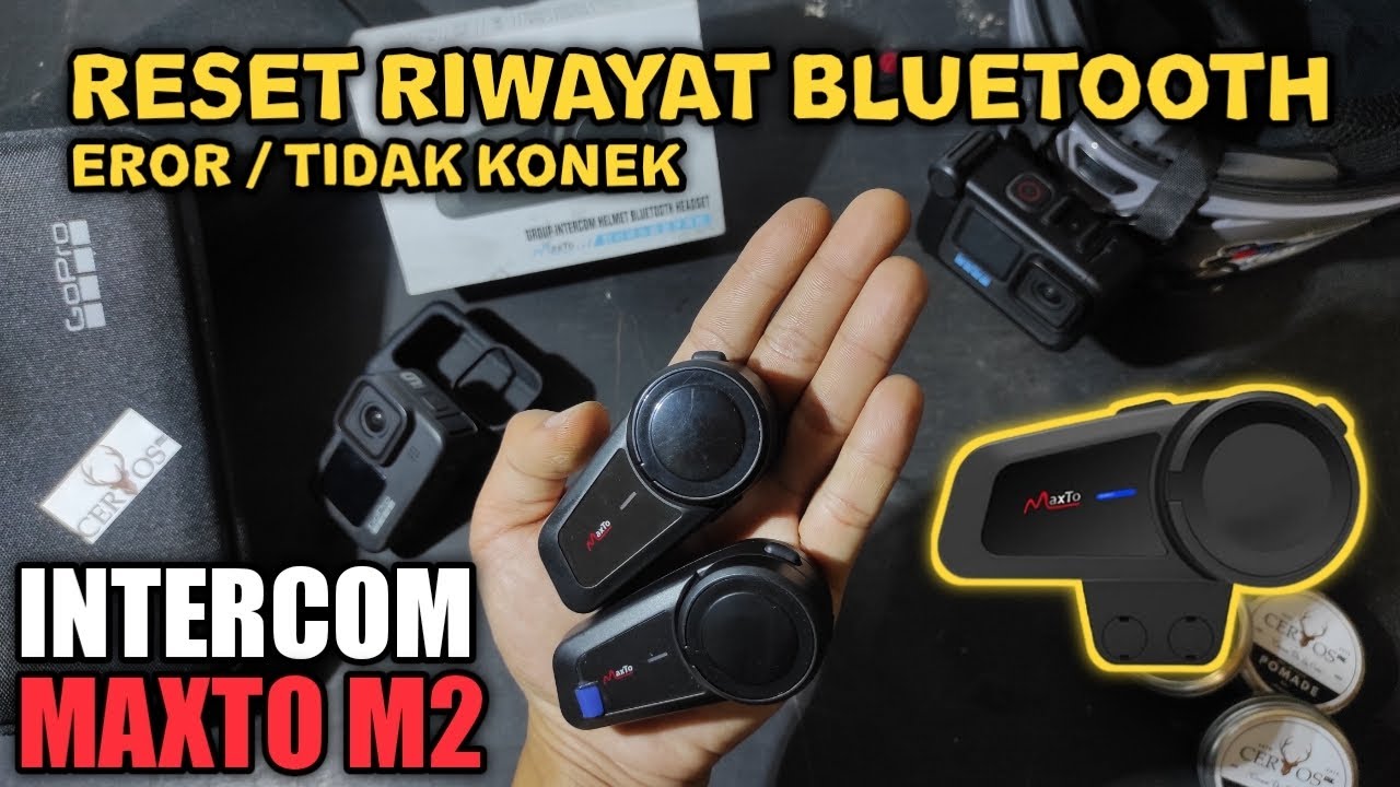 CARA RESET INTERCOM MAXTO M2 EROR / TIDAK KONEK KE PERANGKAT LAIN - 