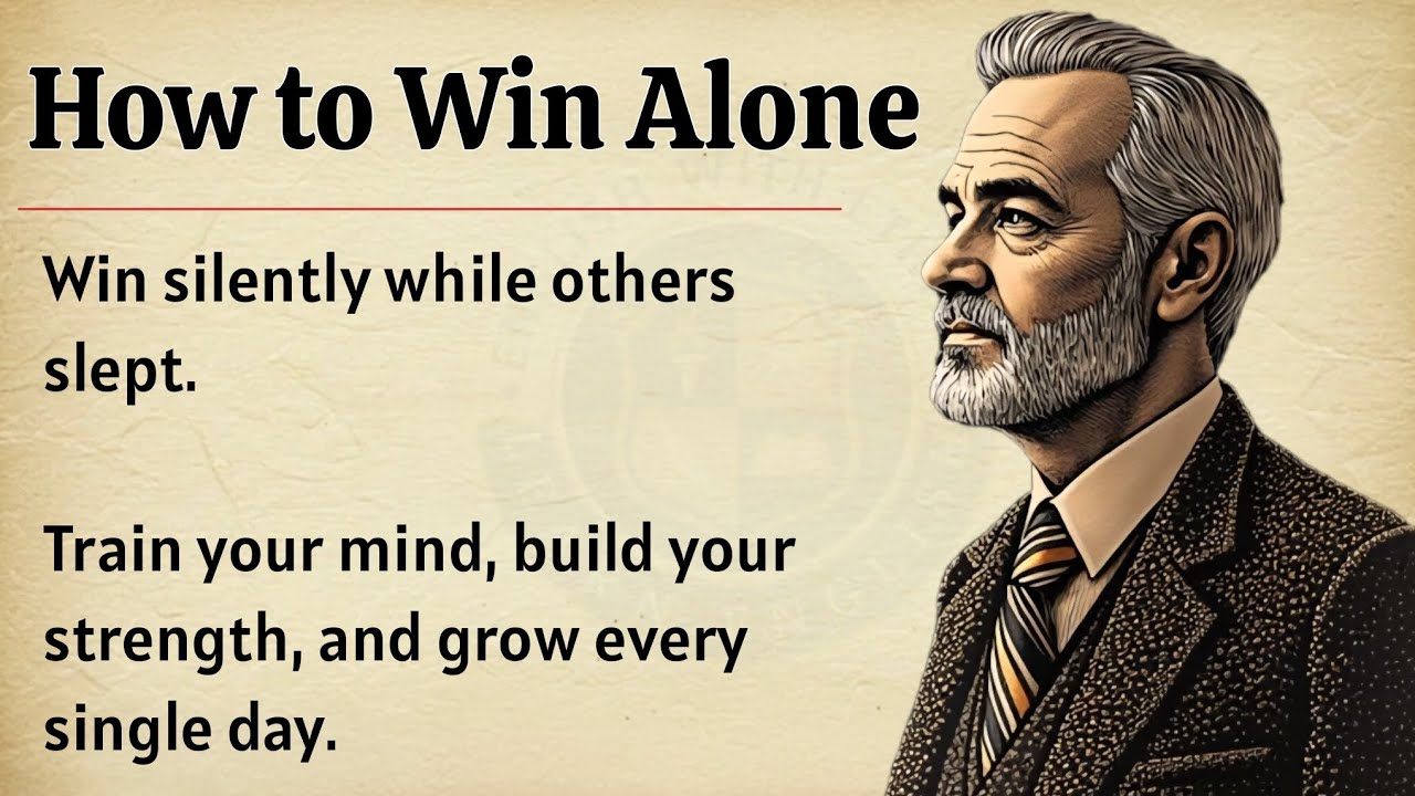 Win Alone While Others Slept – Become Unstoppable Today 🔥 | Motivational Video | Graded Reader ✅