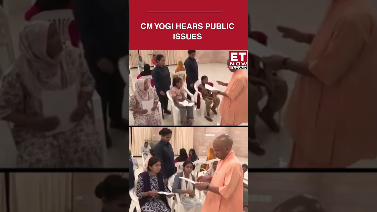 Watch: CM Yogi Adityanath Meets Citizens During Janata Darshan In Lucknow | ET Now #shorts