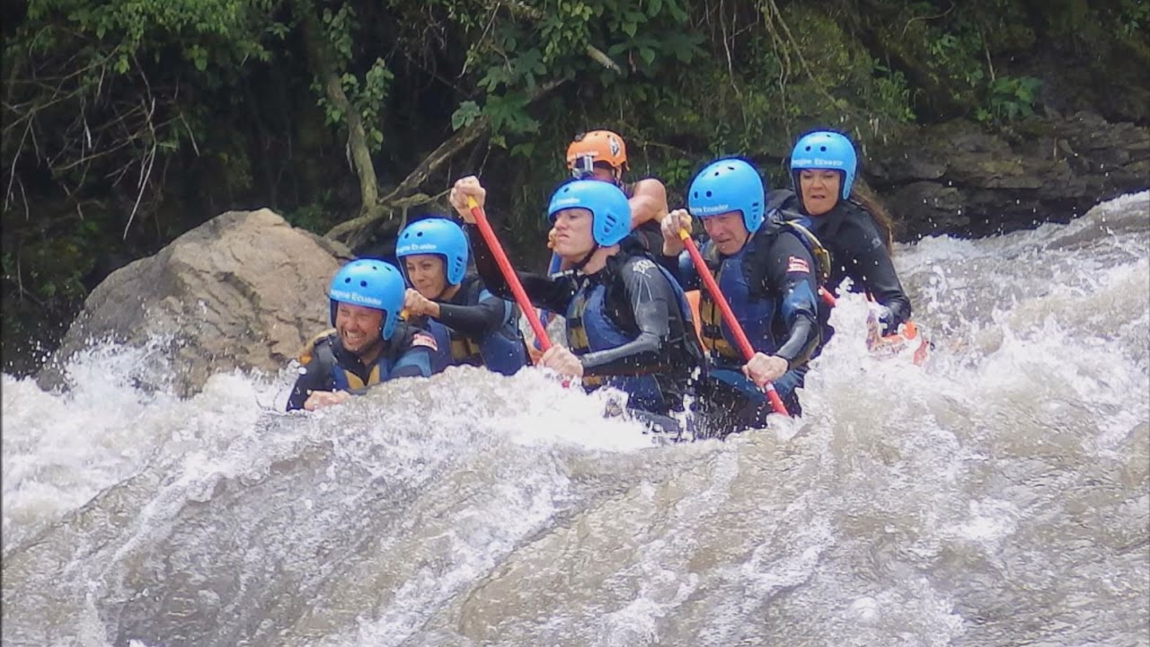 White Water Rafting the Pastaza River in Ecuador
