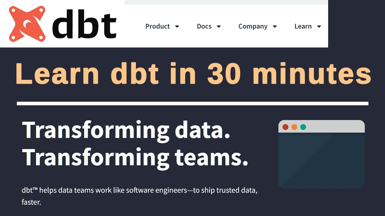 dbt (инструмент для построения данных) Экспресс-курс для начинающих (dbt Core) | Полное руководство