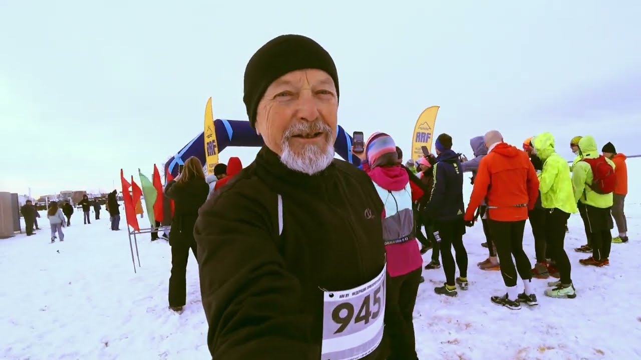 Зимний трейл 21 км Ice Trail 2025 Мядель