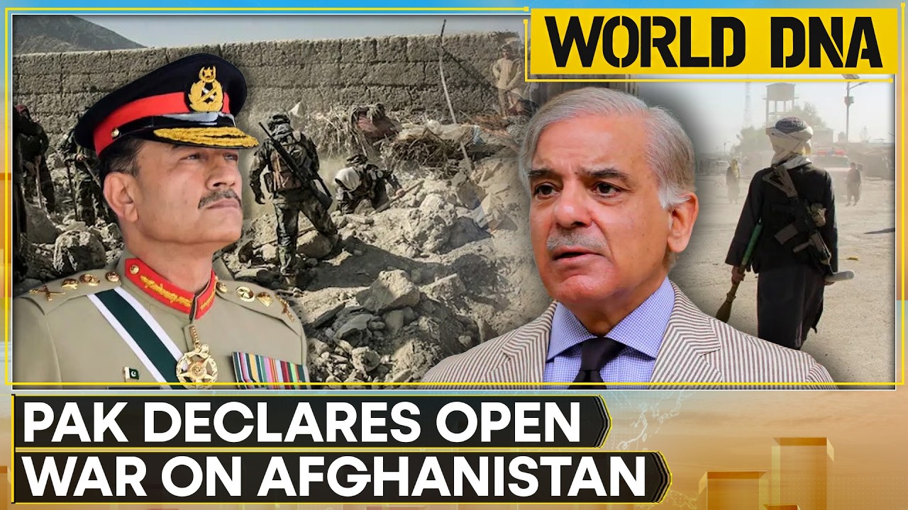LIVE: Pakistan Declares 'Open War' on Afghanistan; Strikes in Kabul-Kandahar | World DNA Live