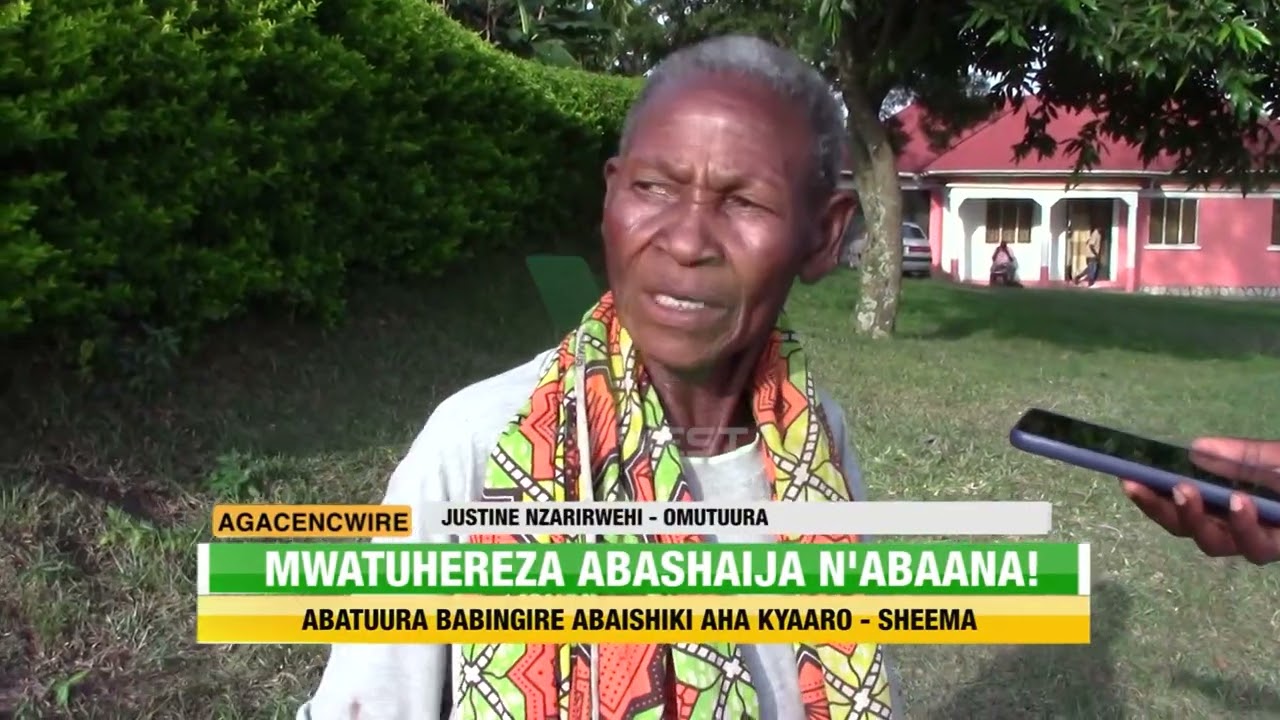 Agacencwire: Sheema babingire abaishiki ahakyaro bagumize ngu baabahereza abashaija n'abaana