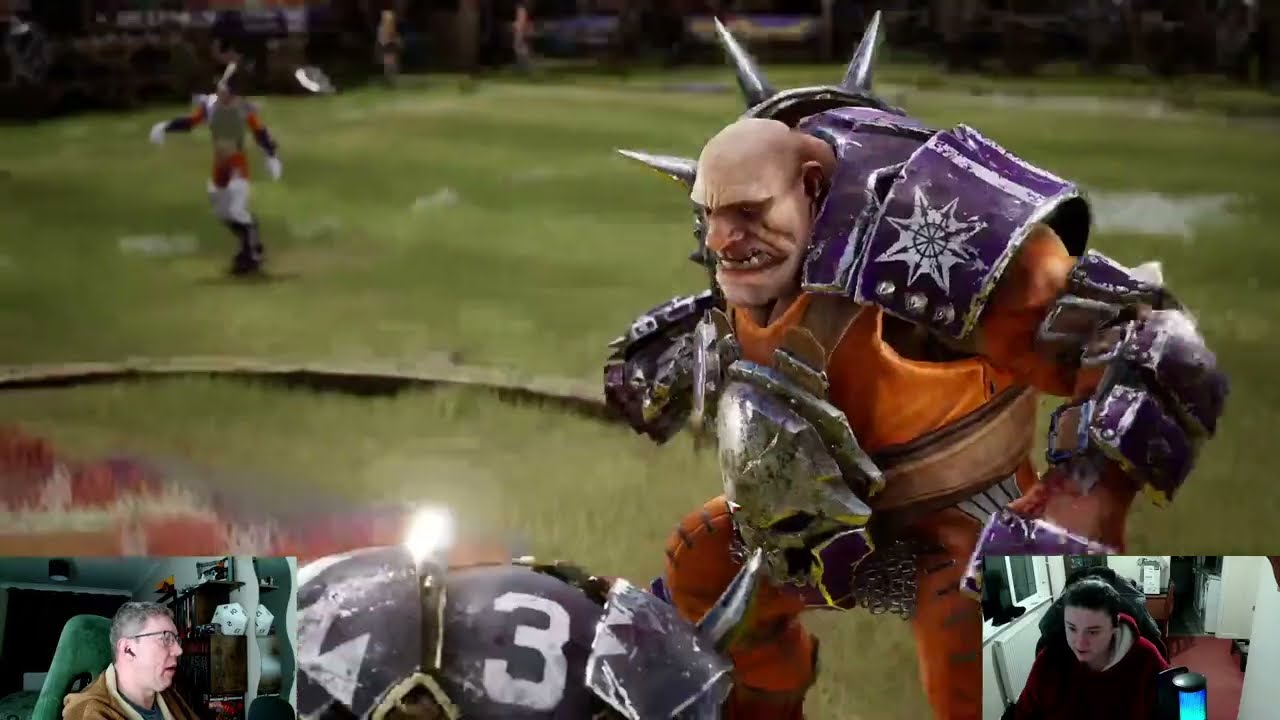 Blood Bowl 3. Dice in Anger League Game. Chaos Renegades vs Black Orcs.