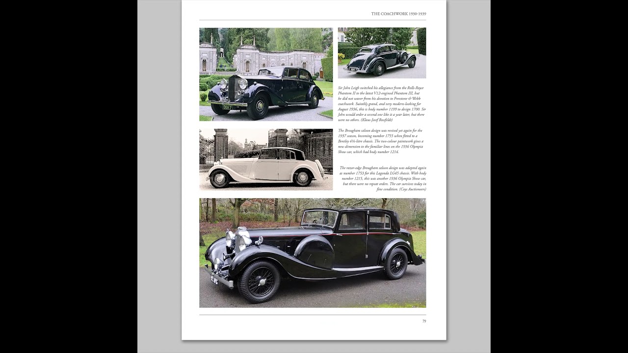 Freestone & Webb, The Story of a British Coachbuilder by James Taylor