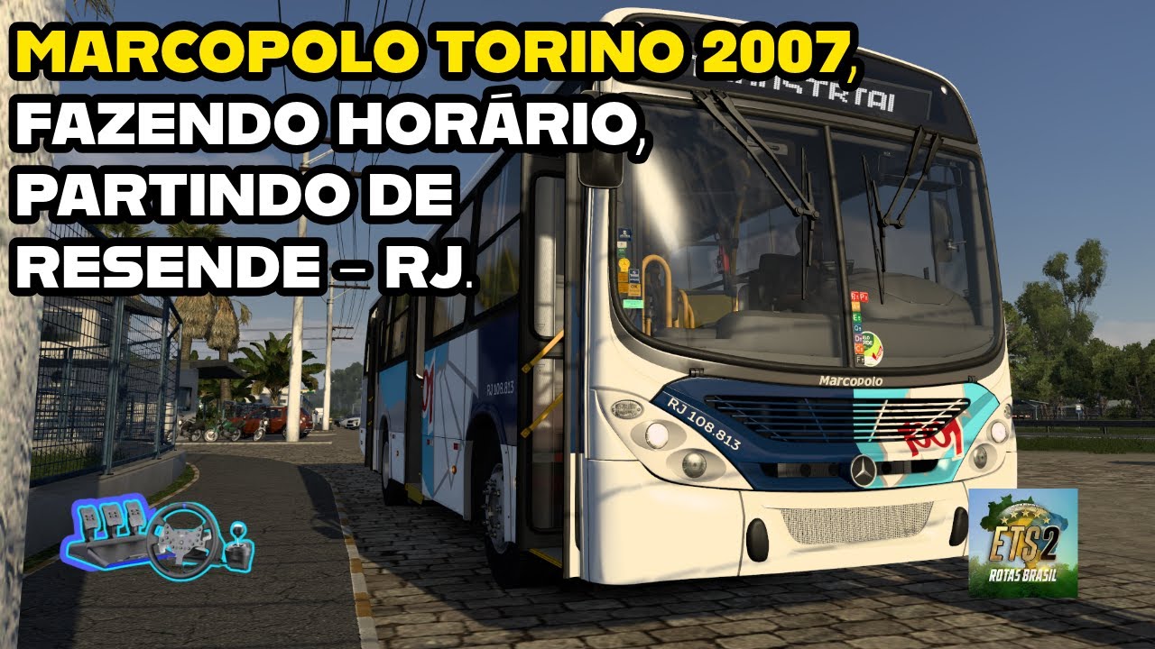 Marcopolo Torino 2007, Simulando uma Rota mista partindo de Resende - RJ