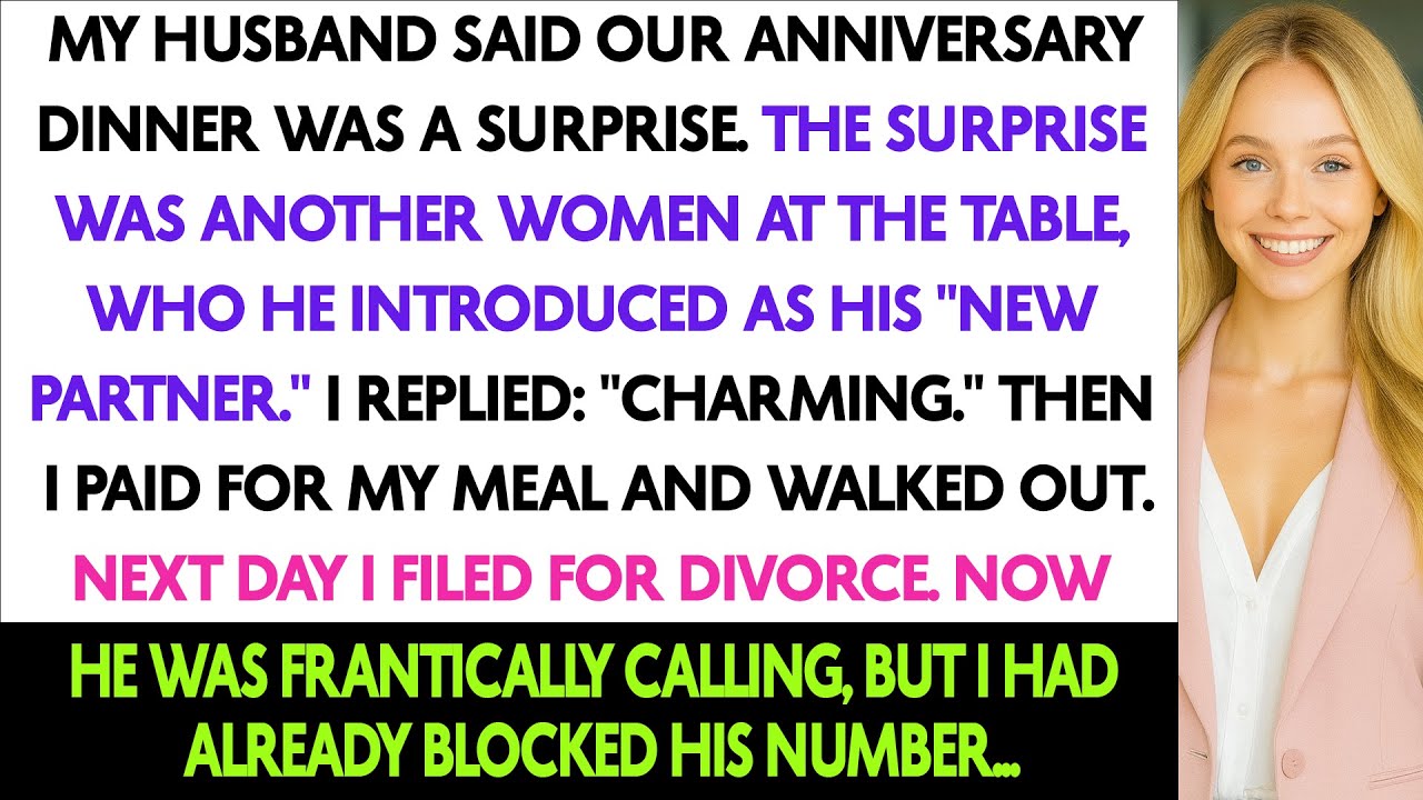 My Husband Said Our Anniversary Dinner Was A Surprise. The Surprise Was Another Women At The Table