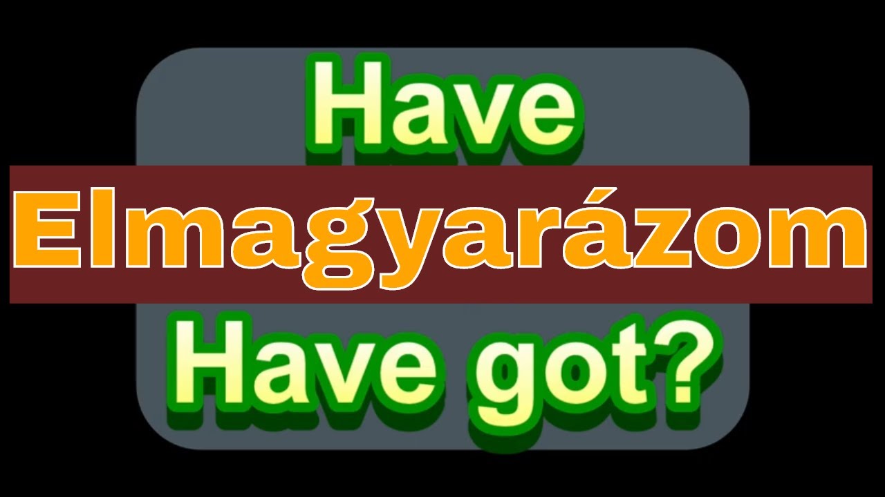A have és a have got használata, kérdések és válaszok