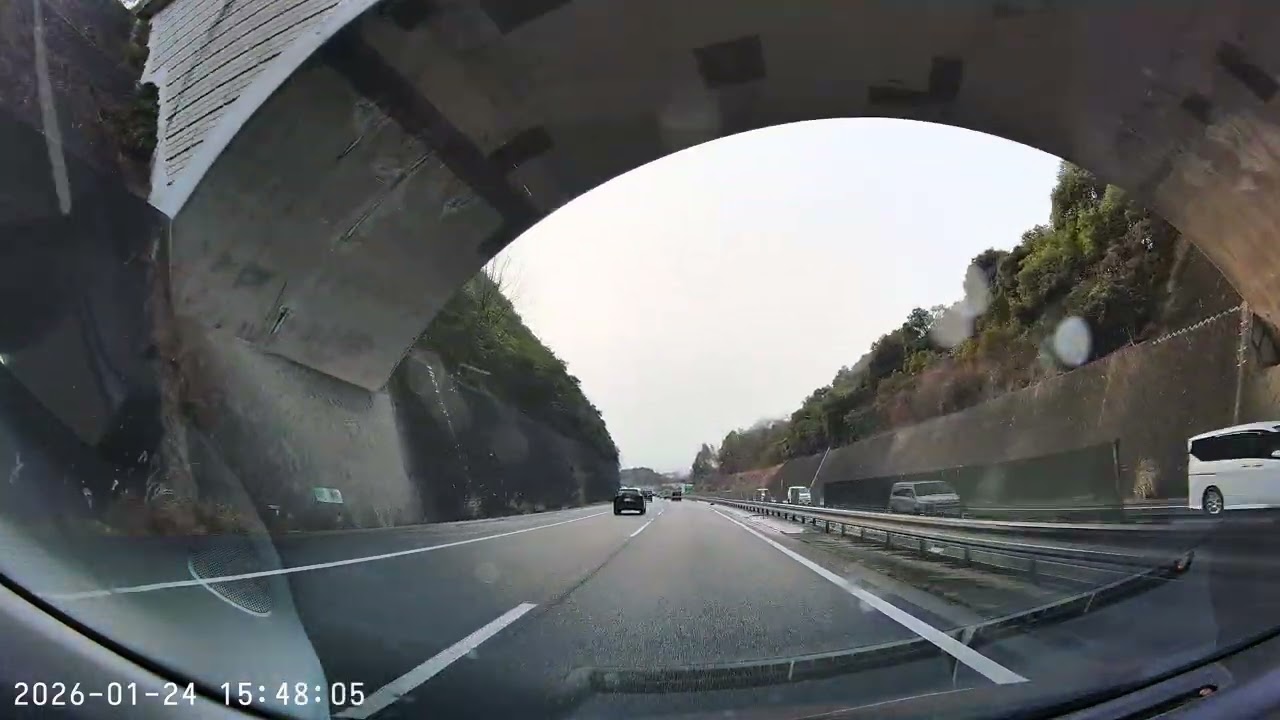 Beautiful Japan Highway Drive 🇯🇵 | Shiwa IC to Miyajima SA POV (Light Snow, No Talking) [Part 13]
