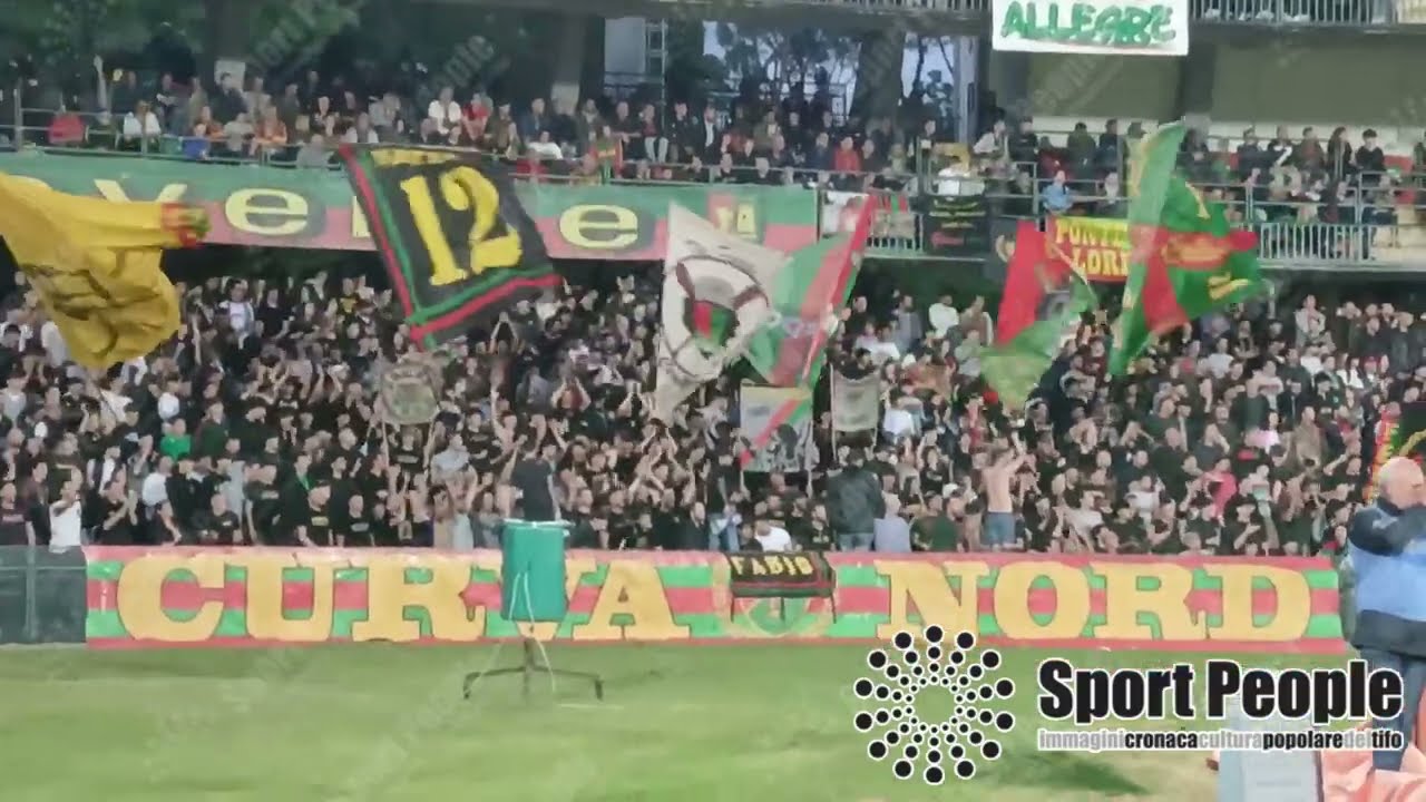🆚 Il tifo della Curva Nord in Ternana vs Giana Erminio, playoff 2024-25
