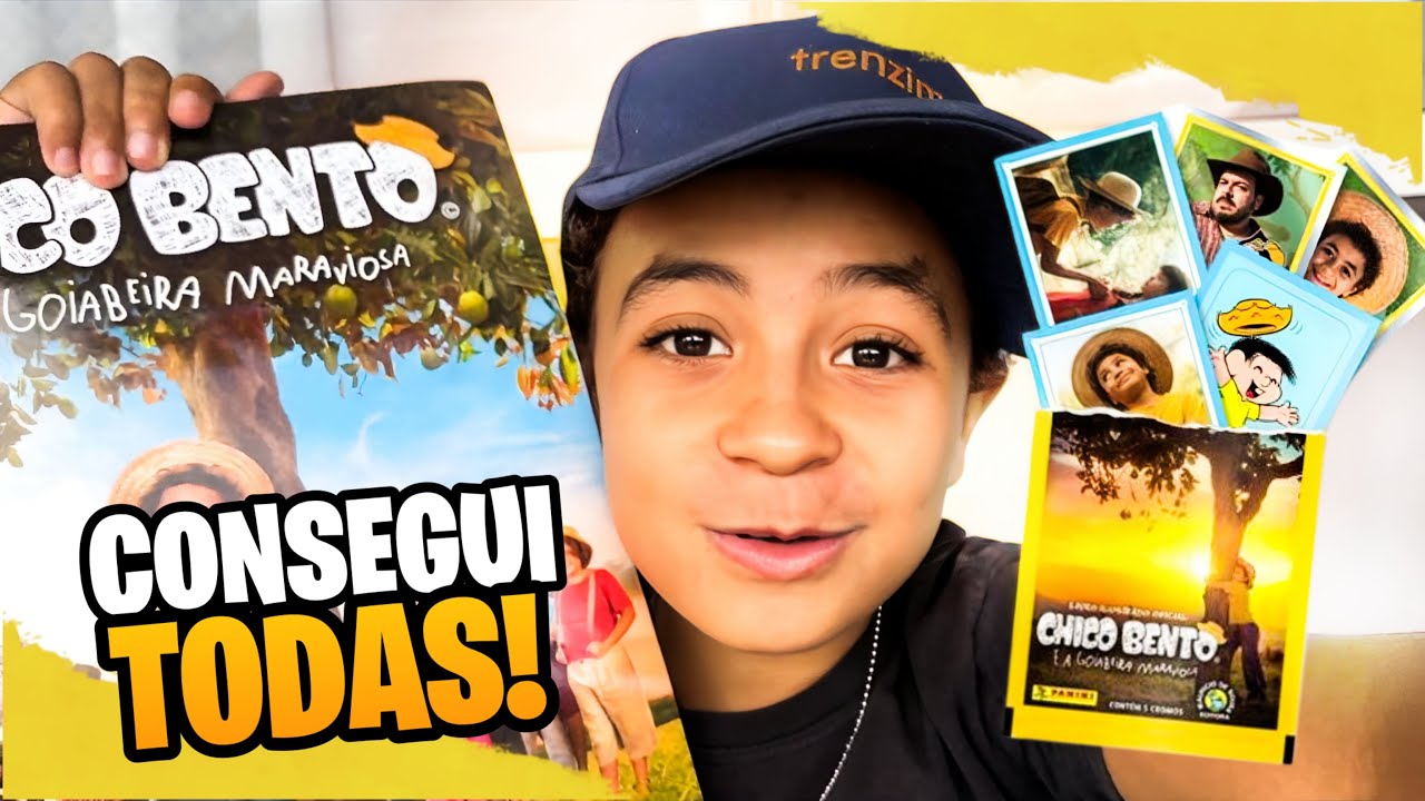 FINALMENTE COMPLETEI MEU ÁLBUM DO CHICO BENTO!