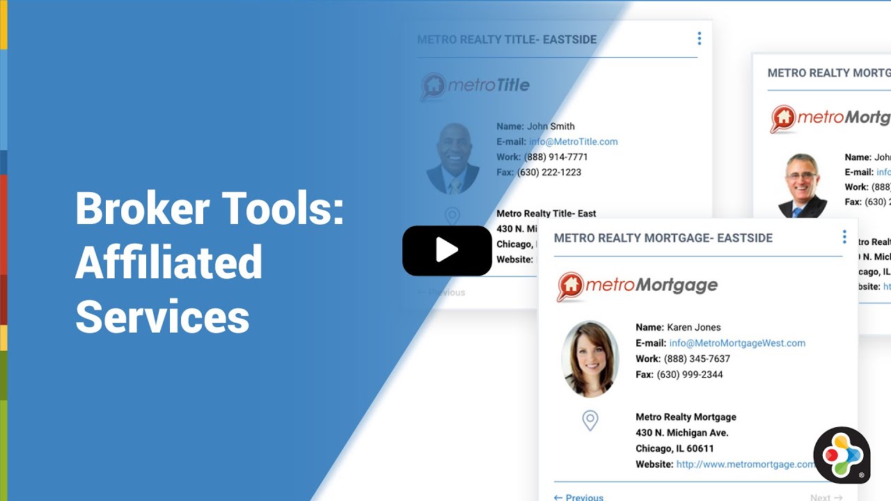 Broker Tools: Affiliated Services